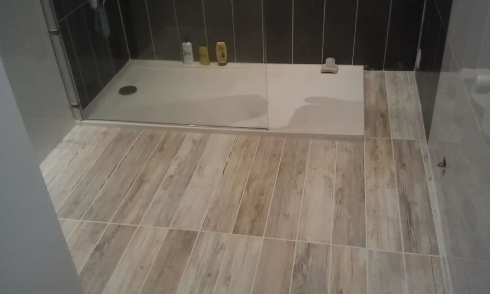 Vue de douche à l’italienne