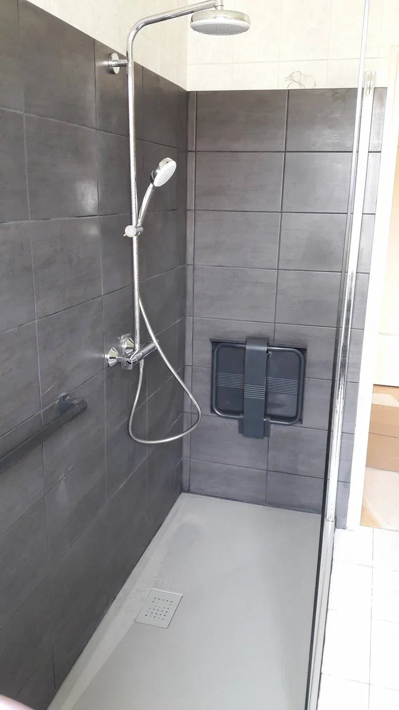 Vue de douche à l’italienne